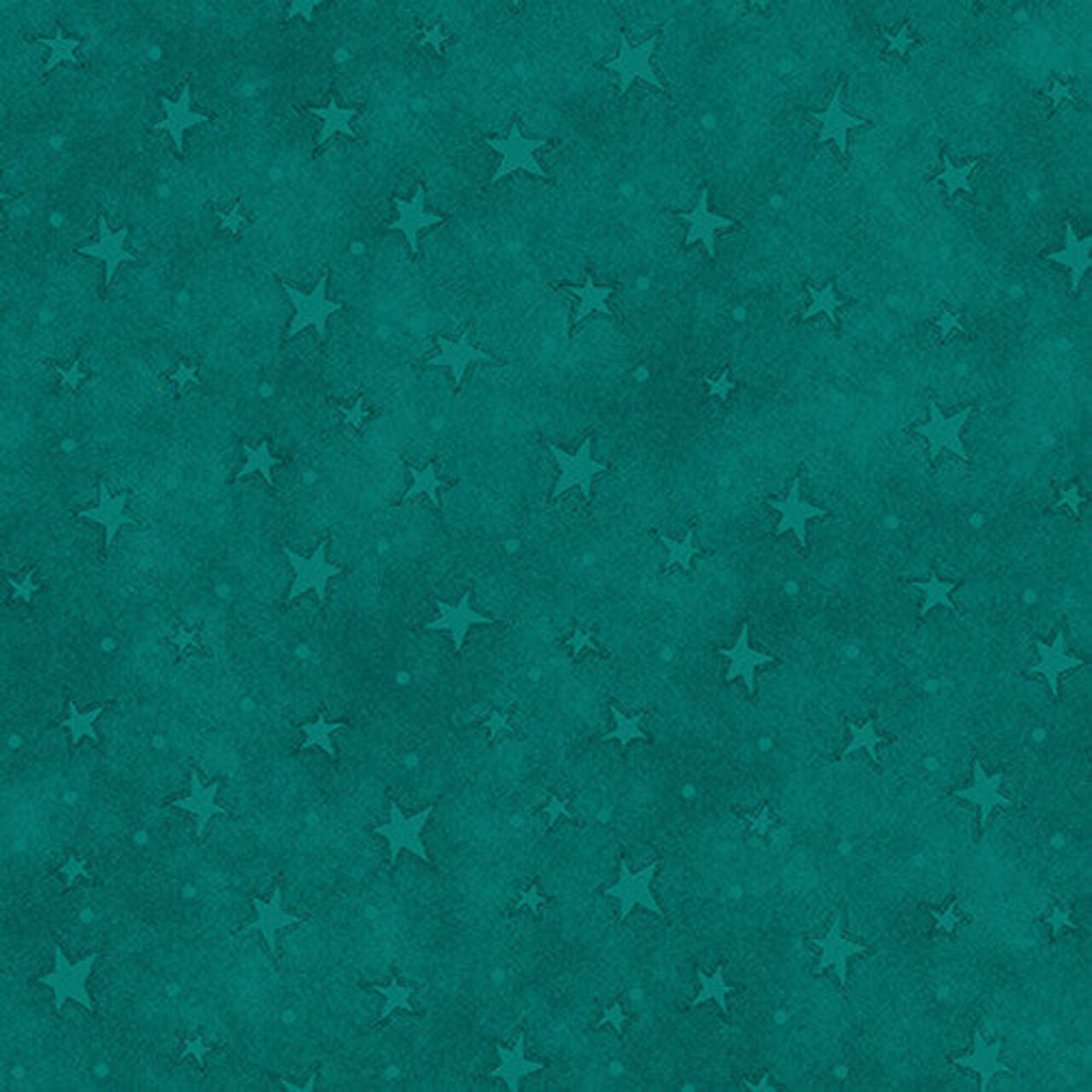 Fabric Henry Glass New Teal Starry Basics by the Quarter Yard 8294-78
